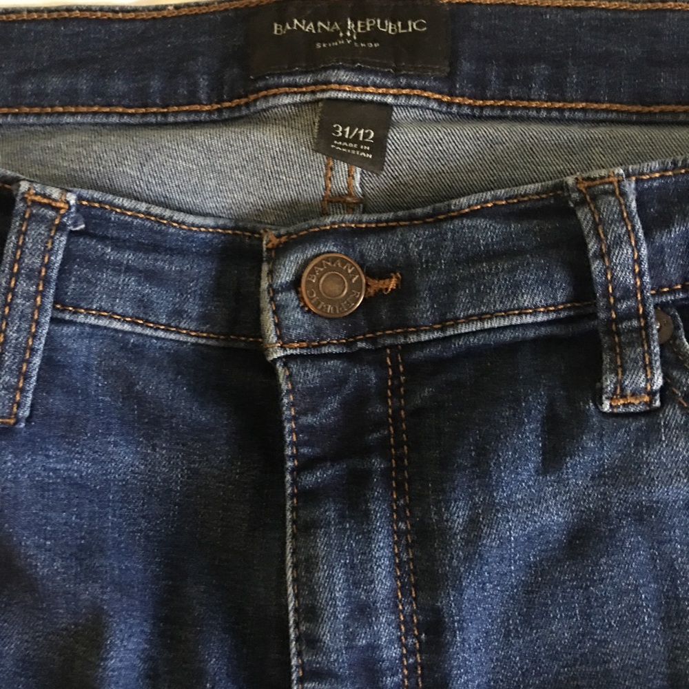Banana Republic raw hemmed jeans